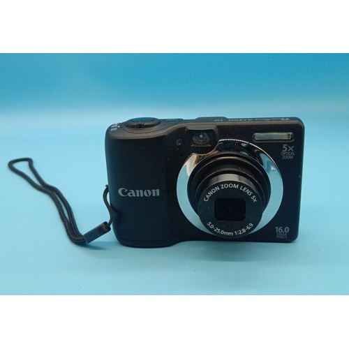 697 - A Cannon A1400 HD16 Megapixel Powershote Digital Camera - AA Batteries