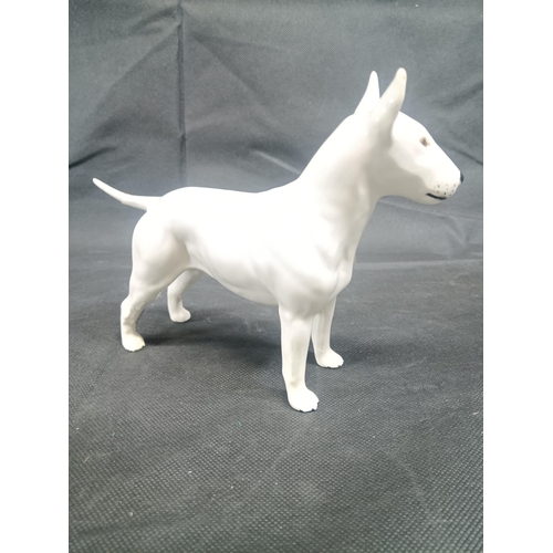 865 - A Beswick Staffordshire Bull Terrier - Repair to Tail