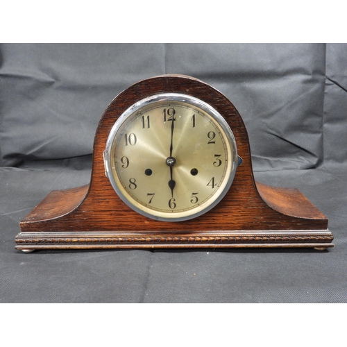 937 - A Napoleon Hat Mantle Clock