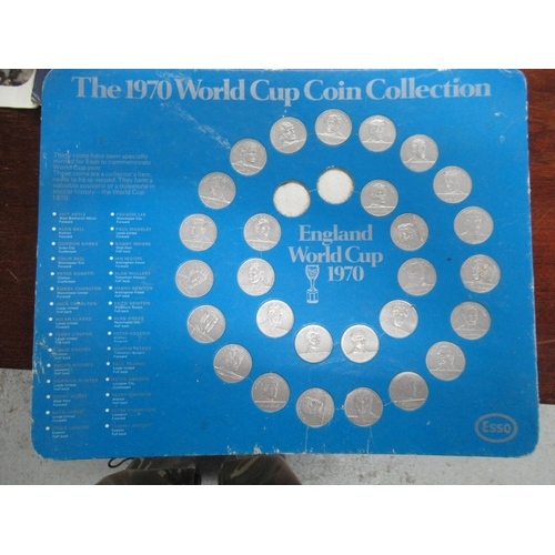 920 - Football Collectables including 1970 World Cup Coin Collection x 2, 100 Years of Football FA Cup Win... 