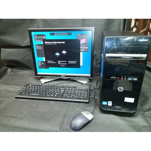 8159 - An H.P Pavilion Core i3 Desktop PC. 1 Terra byte Hard Drive. 6GB Ram, Monitor, keyboard & mouse, Win... 