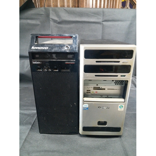 304 - 2 x Desktop PC's. 1 x Intel Core 2 Duo. Other Does Not Boot- Spares/ Repairs.