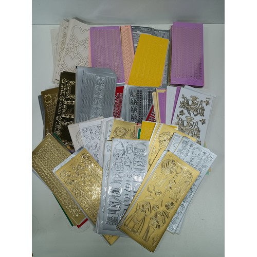 336 - Approx. 300 - 400  Card Craft Adhesive Outline Stickers RRP £400 - £600