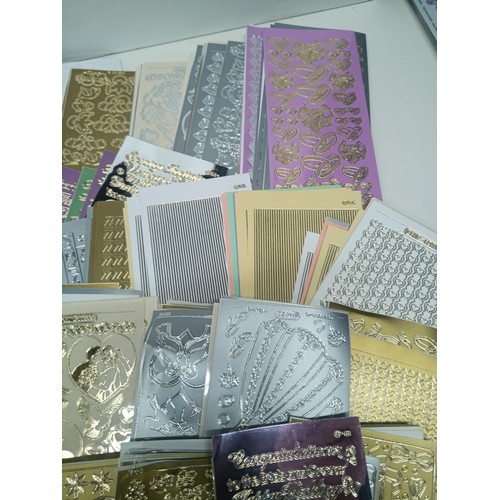 338 - Approx. 300 - 400  Card Craft Adhesive Outline Stickers RRP £400 - £600