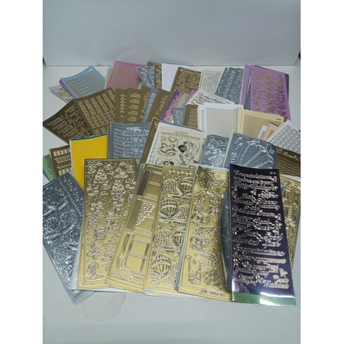 338 - Approx. 300 - 400  Card Craft Adhesive Outline Stickers RRP £400 - £600