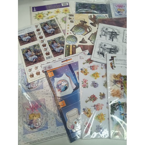 330 - Assorted Decoupage Sheet Packs - RRP £200 - £300 Paintbox Poppets etc.