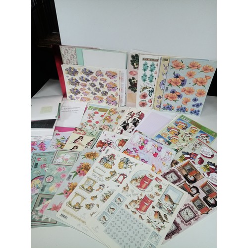 325 - Decoupage Card Craft and Sticker Sheets Approx 400 - 500 Sheets. RRP £200 - £300