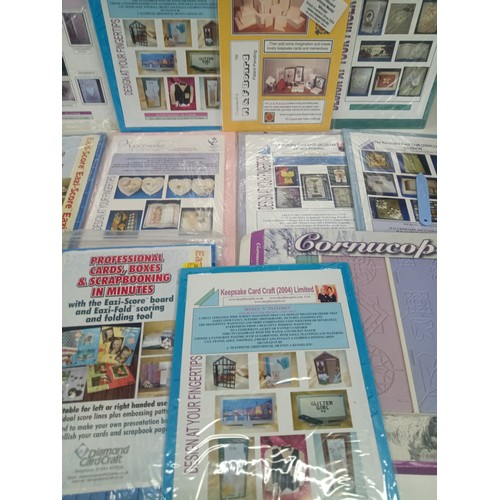 347 - A Quantity of Card Making Scoreboards - Coppernob Crafters Companion, Keepsake Craft etc. Approx. £2... 