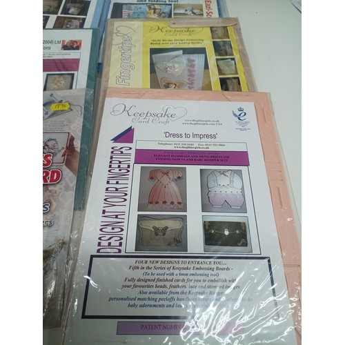 345 - A Quantity of Cardmaking Scoreboards - Copperknobs, Crafters Companion, Keepsake Craft  etc.  RRP £2... 