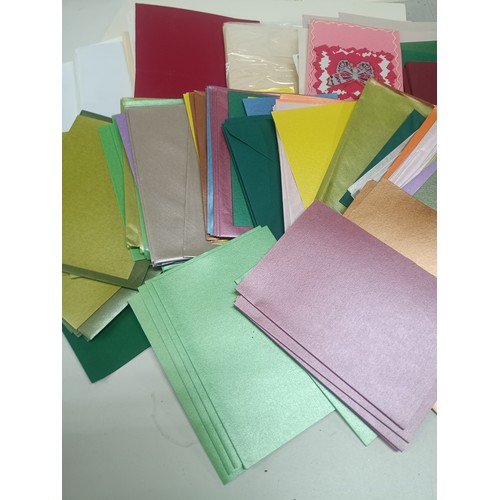 328 - A Large Quantity of Coloured Card and Envelopes