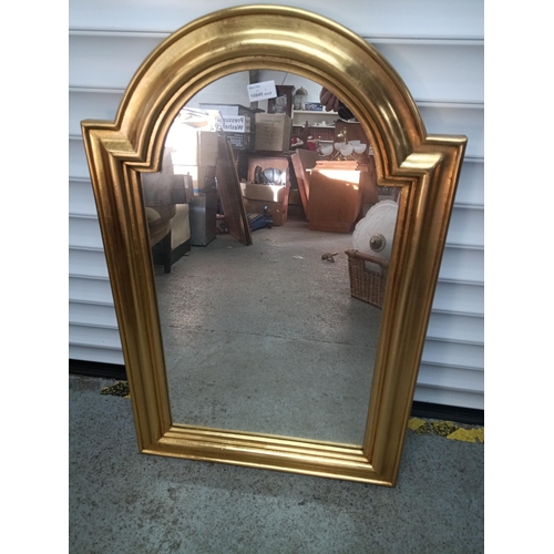 1023 - Gold Framed Mirror