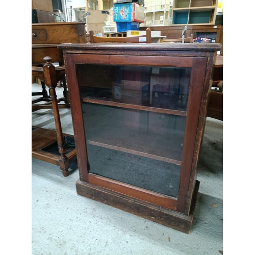 797 - A Glazed Library Display Cabinet 68x34x86cm