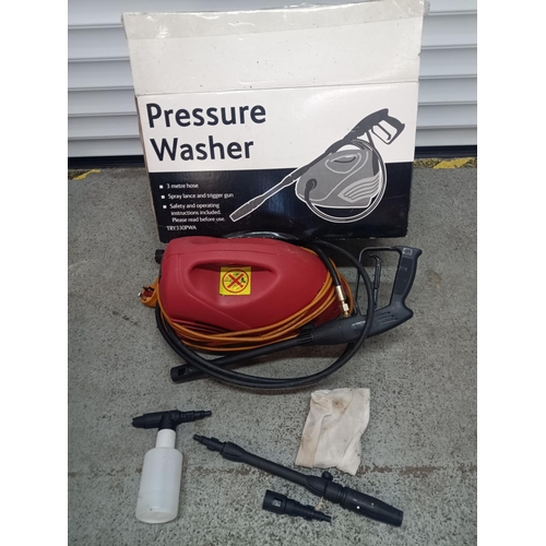 84 - Pressure Washer With Attachments & Original Box