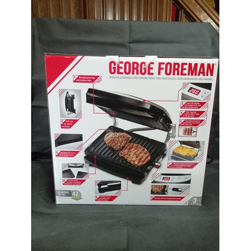 822 - A Boxed and Unused George Foreman Family Evolve Precision Grill