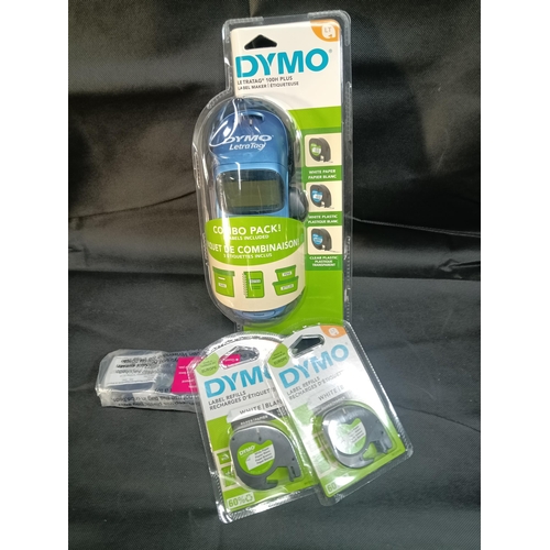 840 - A Dymo Label Maker 100H Plus and Cartridges