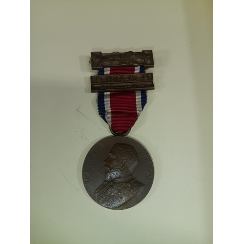 384 - 2 x 1911 George V Kings Medal awarded to H&R Woolcott London Count Council and a 1914-1915 King Meda... 