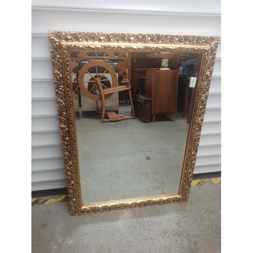 1028 - Large Bevelled Mirror in Gilt Frame 81cm x 61cm