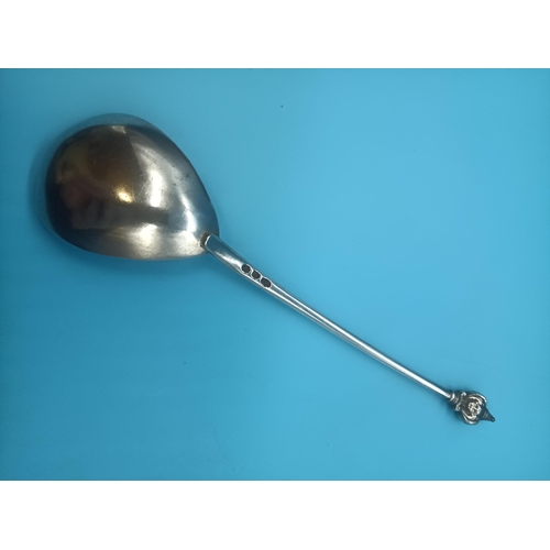 515 - A 19th Century Double Cherub Silver Spoon