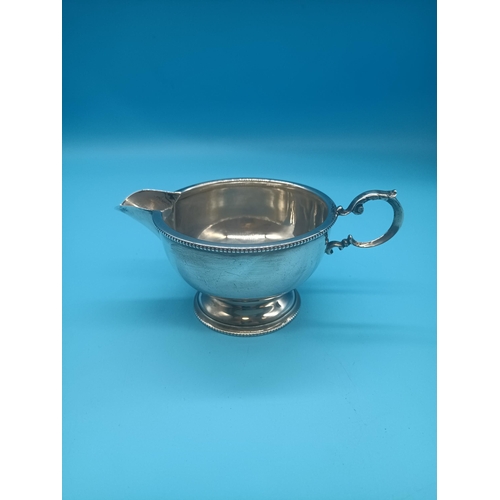 522 - A Hallmarked Silver Cream Jug 100 Grams