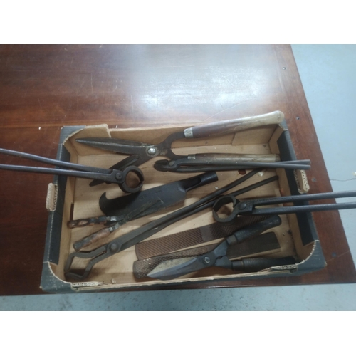 89 - Vintage Blacksmith and Other Tools