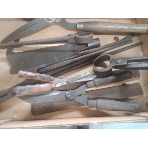 89 - Vintage Blacksmith and Other Tools