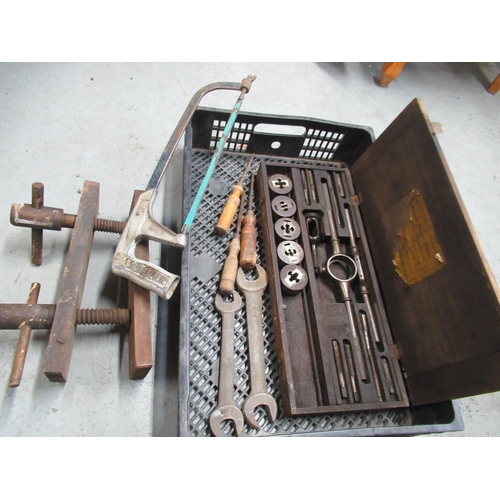 88 - Vintage Tools Including Thread Cutting Set.