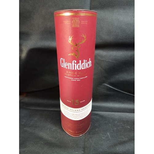 357 - A 70cl Bottle of Glenfiddich Single Malt Whiskey Aged 15 Years Solera Reserve  - Unopened