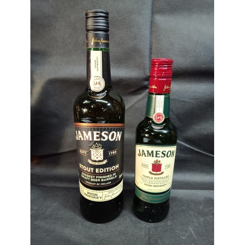 355 - A Jameson Whiskey Stout Edition 70cl and Jamieson Triple Distilled 350ml - Unopened