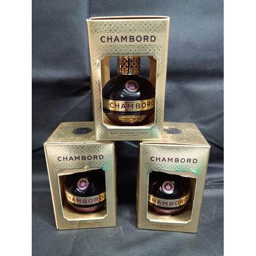 351 - Bottles of Cointreau 70cl and 50cl plus 3 x Chambord Black Raspberry Liqueur 20cls