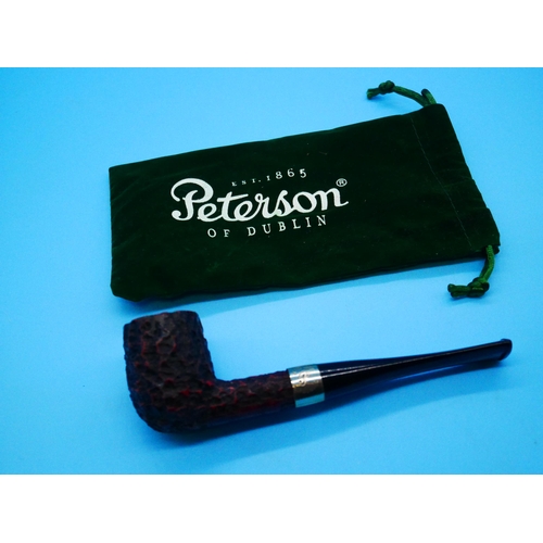 1333 - A Peterson no.15 Donegal Rocky Pipe and Drawstring Pouch