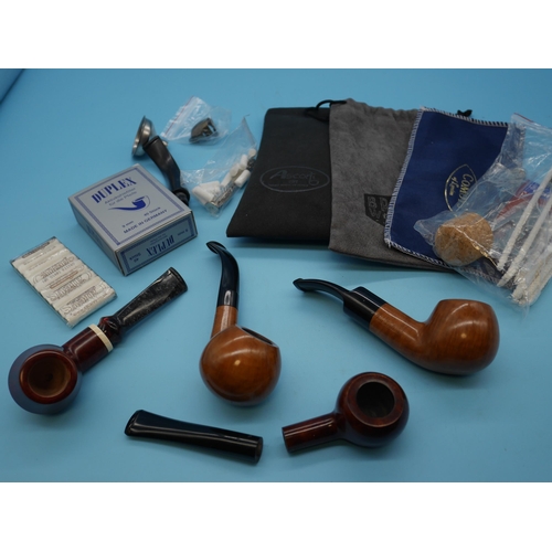 1339 - Blakemar Briars Litchbruyere, Aristocrat (stem Broken) and Other Pipes and Pipe Smoking Accessories