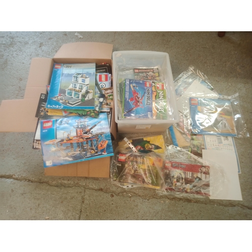 235D - 2 Boxes of Lego Instruction Booklets