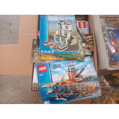 235D - 2 Boxes of Lego Instruction Booklets