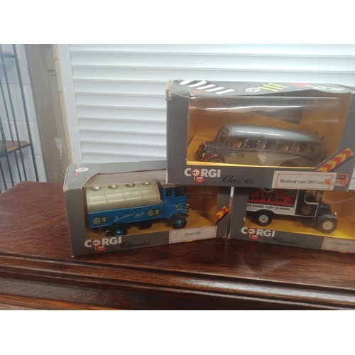 226E - 4 x Corgi Classics - 3 x Lorries and 1 x Bus