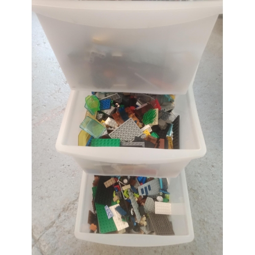 234 - Plastic Drawers Full of Lego