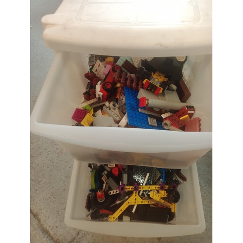 234 - Plastic Drawers Full of Lego