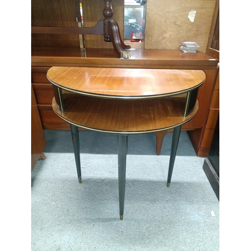 653 - A G-Plan Librenza Demi Lune Hall table