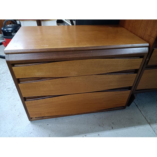 638 - A White & Newton Mid Century design  - Teak Low Boy Chest Unit 80 x 60 x 46cm