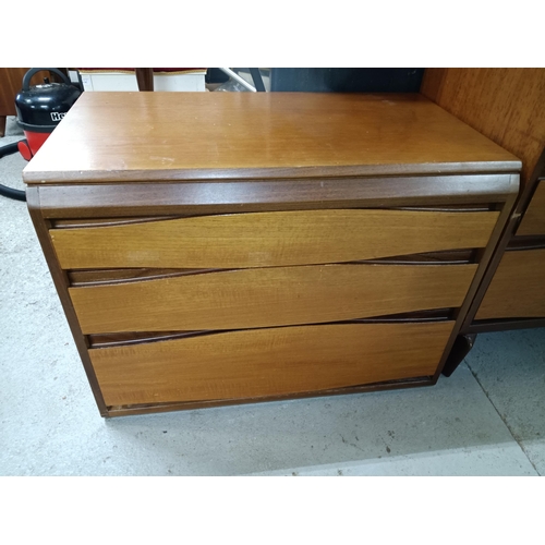 638 - A White & Newton Mid Century design  - Teak Low Boy Chest Unit 80 x 60 x 46cm