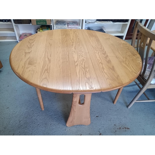 659 - An Ercol Windsor, Mid Century Design Ash, Light Finish, Gate Leg Table