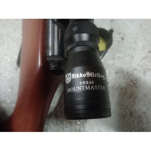 760 - Stoeger Air Rifle with Nikko Stirling 3-9 x 40 Mount Master Sights