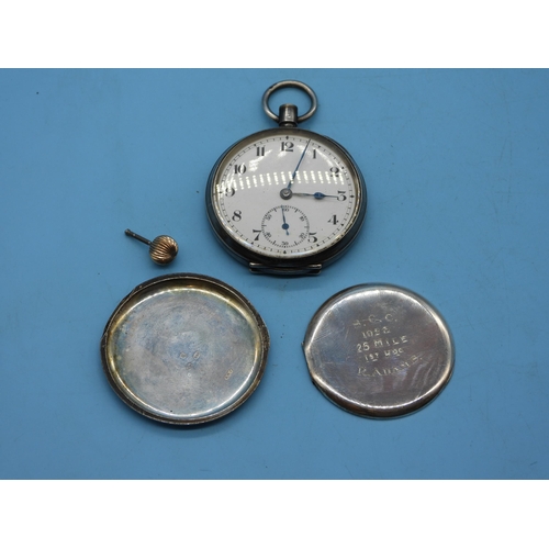 498B - A Silver Pocket Watch