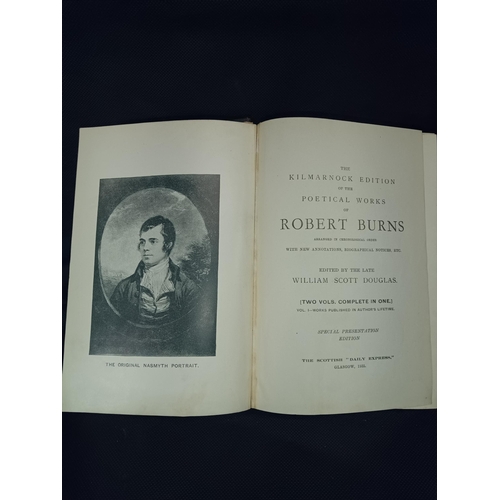 1171 - A 1935 Edition of Robert Burns Poetical Works Kilmarnock Edition and a Daily Express Enquire Within