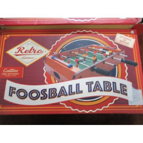 181 - 2 x Retro Style Games, Air Hockey & Football.