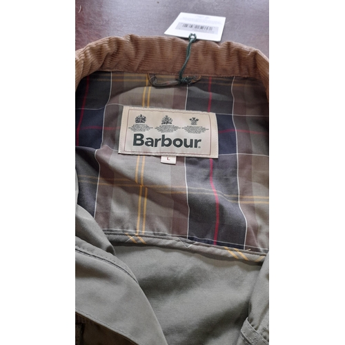 764 - Genuine Barbour Sandering Casual Jacket Size L Unused - as New