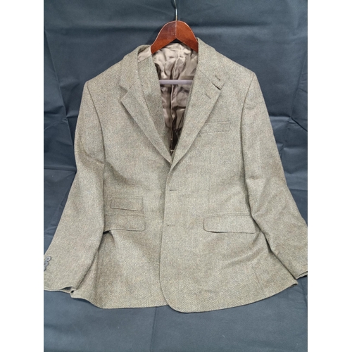 762 - House of Baur Tweed Jacket and Waistcoat 46R