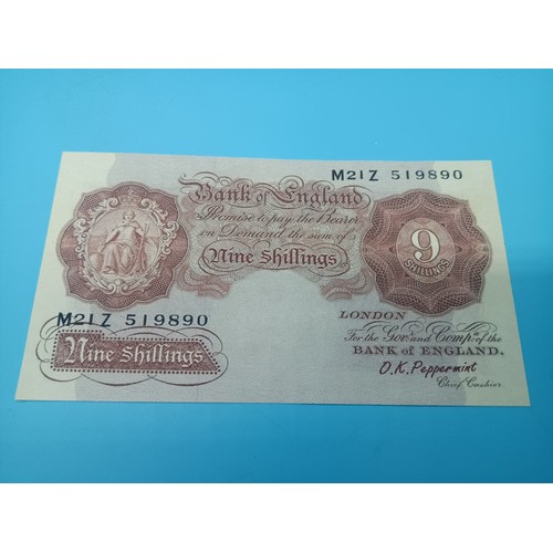 908 - Bank of England Nine Shilling 