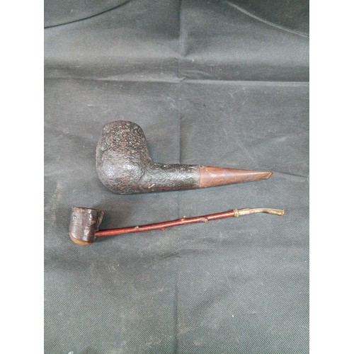 1337 - Out Size Briar Pipe ( damage to Mouthpiece) and another