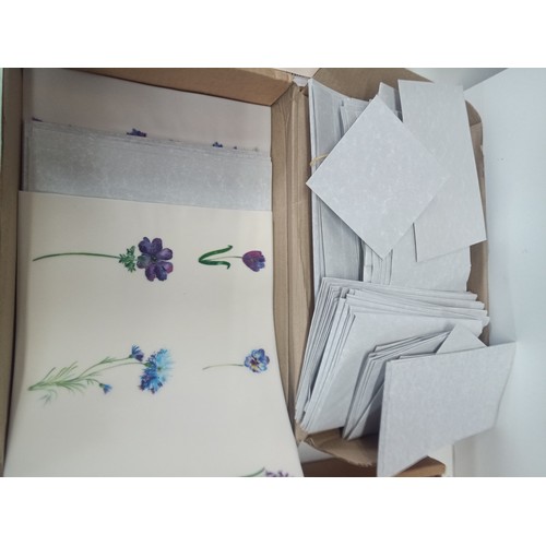 323 - 6 x Kanban Card Kits - DB Card and Ribbon Kits, Flower Vellums, Men Shirts etc.