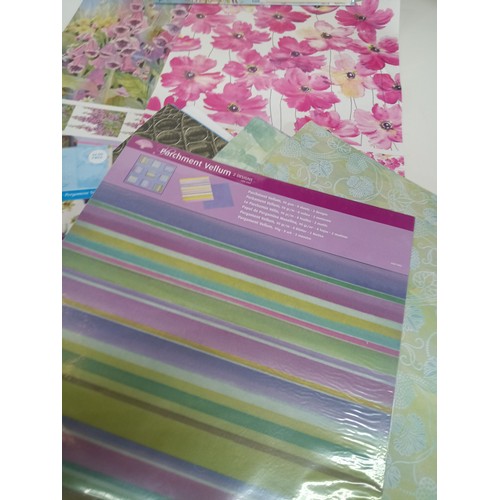 324 - Large Quantity of Card Craft Decoupage Papers and Parchment Vellum Sets